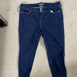 Torrid dark blu jean jeggings
